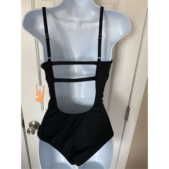 Kona sol Black one piece bathing suit size medium - Picture 3 of 3